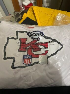 Concepts Sport Kansas City Chiefs White NFL Pillowcase
